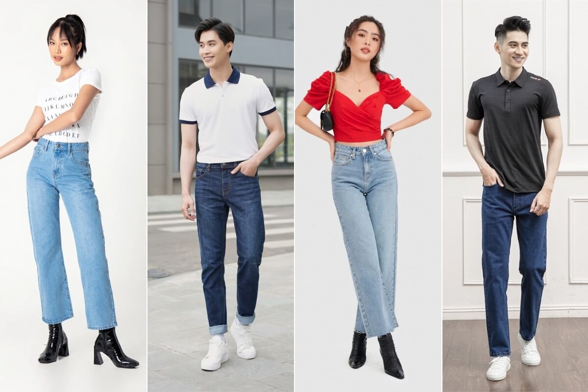11+ cách phối đồ với quần jean cho nam và nữ đẹp nhất